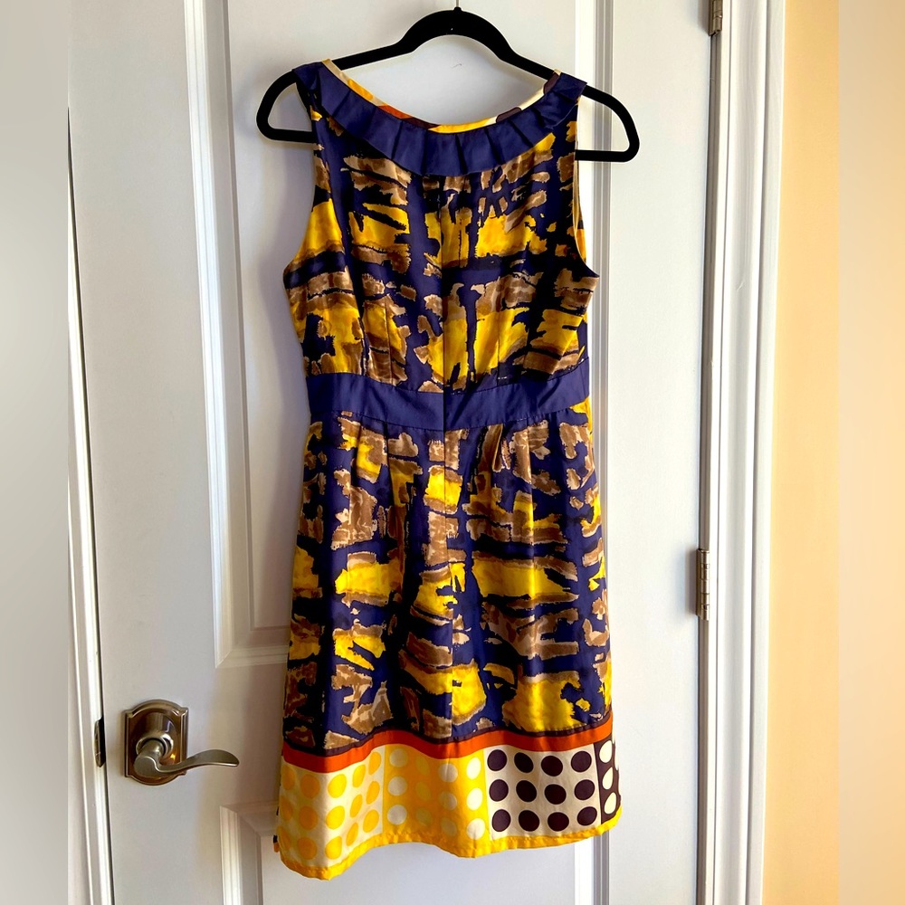Yoana Baraschi Anthropologie Isla Dorada Silk Dress Size 8 - Picture 5 of 8